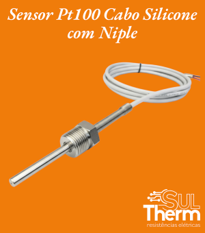 sensor pt100 com niple